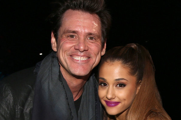 Ariana Grande Finally Meets Her Great Idol Jim Carrey