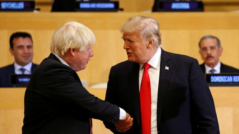 Johnson and Trump Look Forward to A Close Collaboration