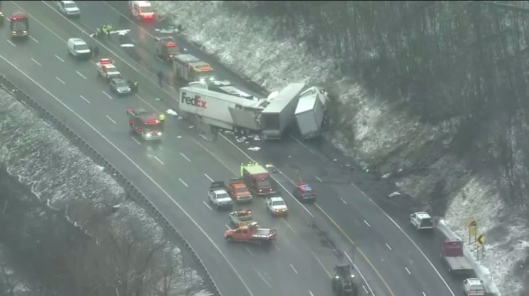 At Least 5 Dead and Dozens Injured by Major Road Accident in the US
