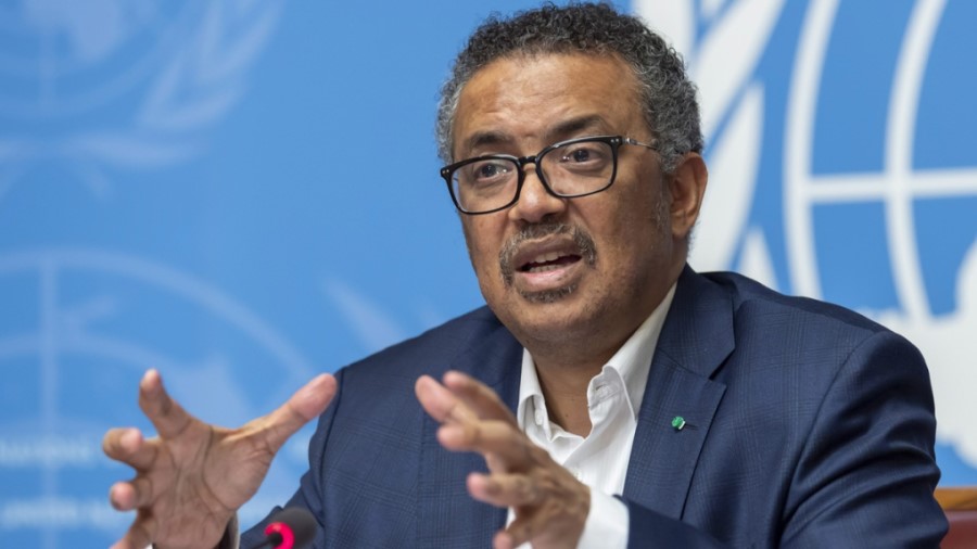 No Opponents for WHO Chief Tedros in Elections